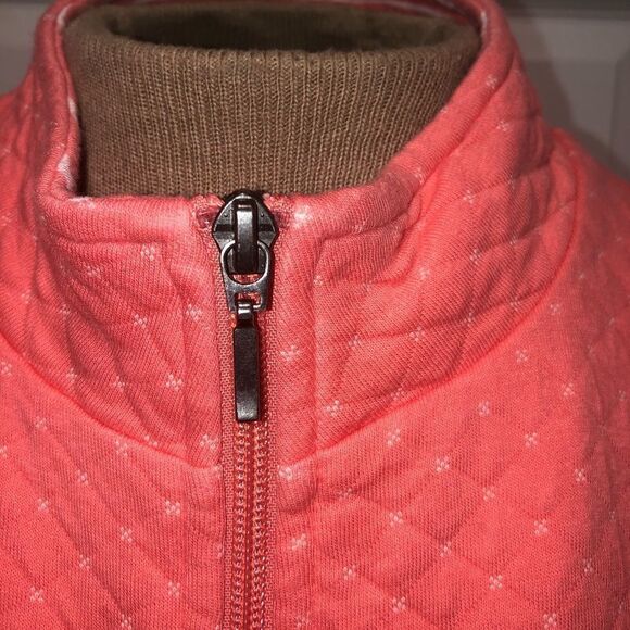 TALBOTS coral zip front vest - Picture 3 of 8